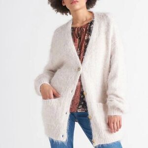 Dex Eyelash Sweater Cardigan // Easton Oversized // Size Small // BNWT